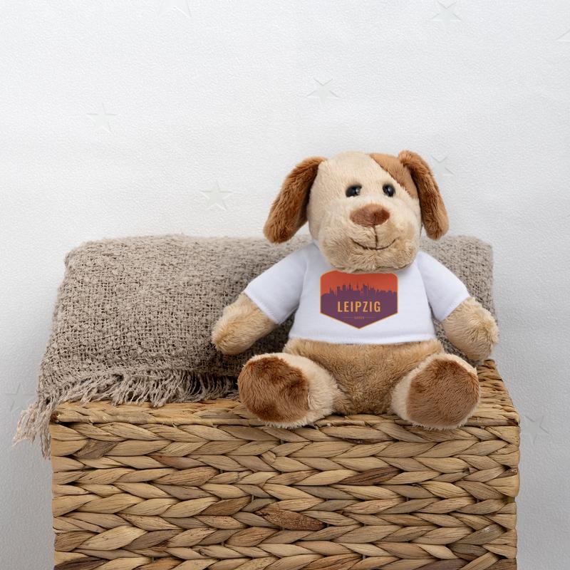 Leipzig Skyline Shield MiniFeet® Hund Helge