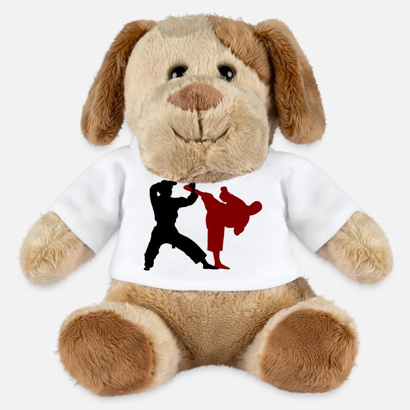 Kumite Karate - MiniFeet® Hund Helge - Weiß