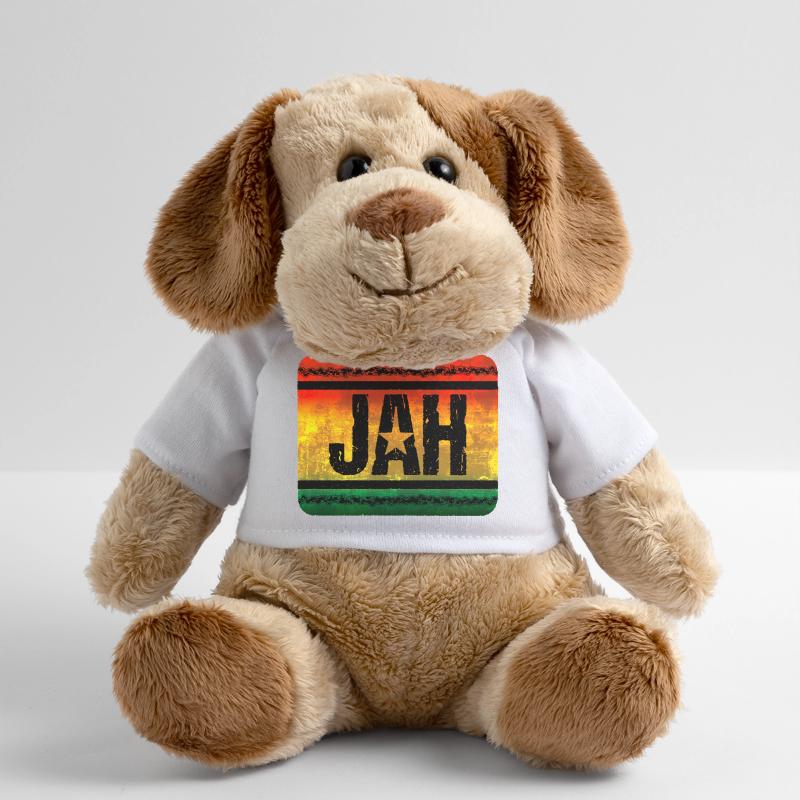 Inspiration reggae avec étoile et couleur Chien en peluche Helge MiniFeet®