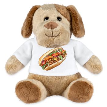 Döner Kebap - Chien en peluche Helge MiniFeet® - blanc - Devant