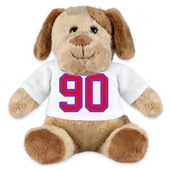 90. 90 JAHRE. 90-JÄHRIGES JUBILÄUM. 90-JÄHRIGES JUBILÄUM. - MiniFeet® Hund Helge - Weiß - Vorne