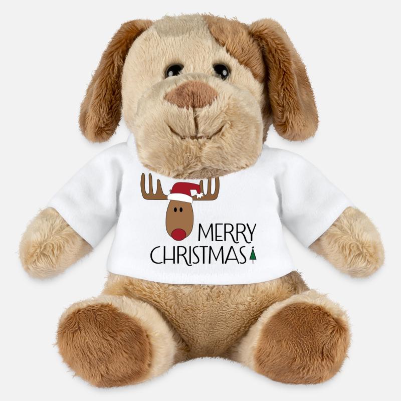 Frohe Weihnachten - MiniFeet® Hund Helge - Weiß