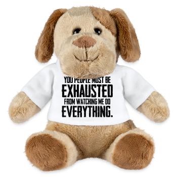 you people must be exhausted - MiniFeet® Dog Helge - white - Front