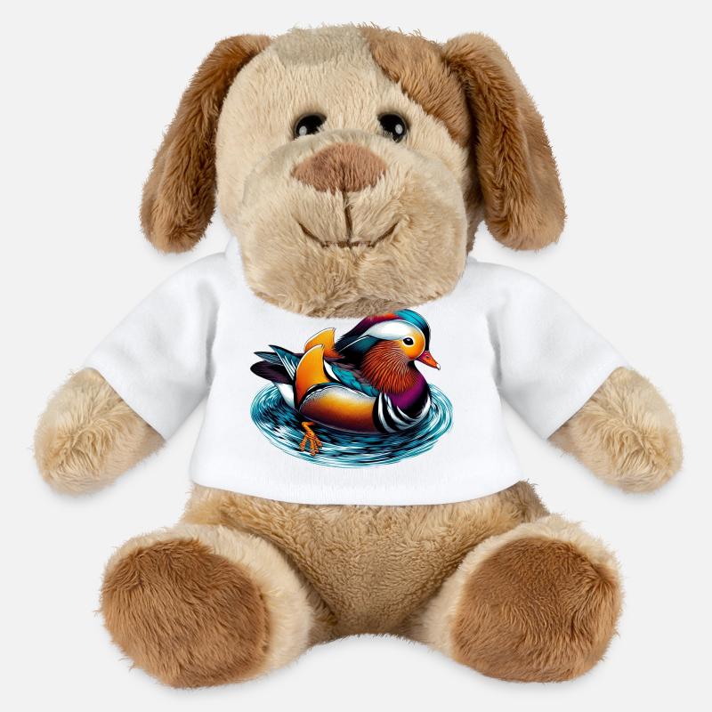 Mandarinente - MiniFeet® Hund Helge - Weiß