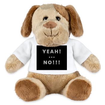 yes no - MiniFeet® Dog Helge - white - Front
