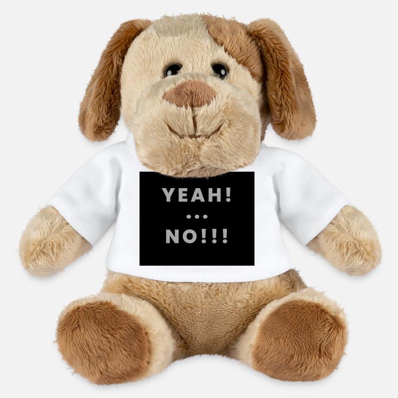 yeah no - Chien en peluche Helge MiniFeet® - blanc