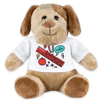 Kindergarten Rules - MiniFeet® Dog Helge - white - Front