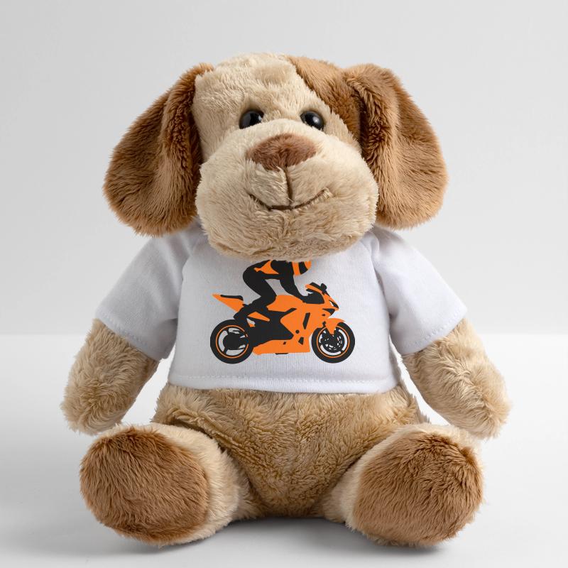 Cascadeur à moto Chien en peluche Helge MiniFeet®