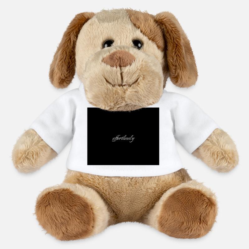Typographie d’écriture élégante sans effort - Chien en peluche Helge MiniFeet® - blanc