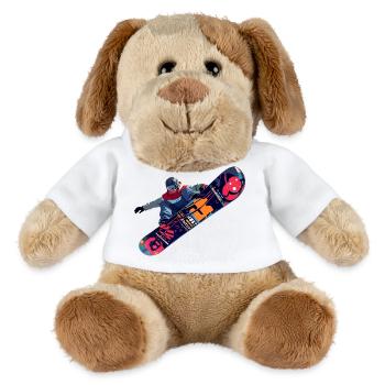 Snowboard - MiniFeet® Hund Helge - Weiß - Vorne