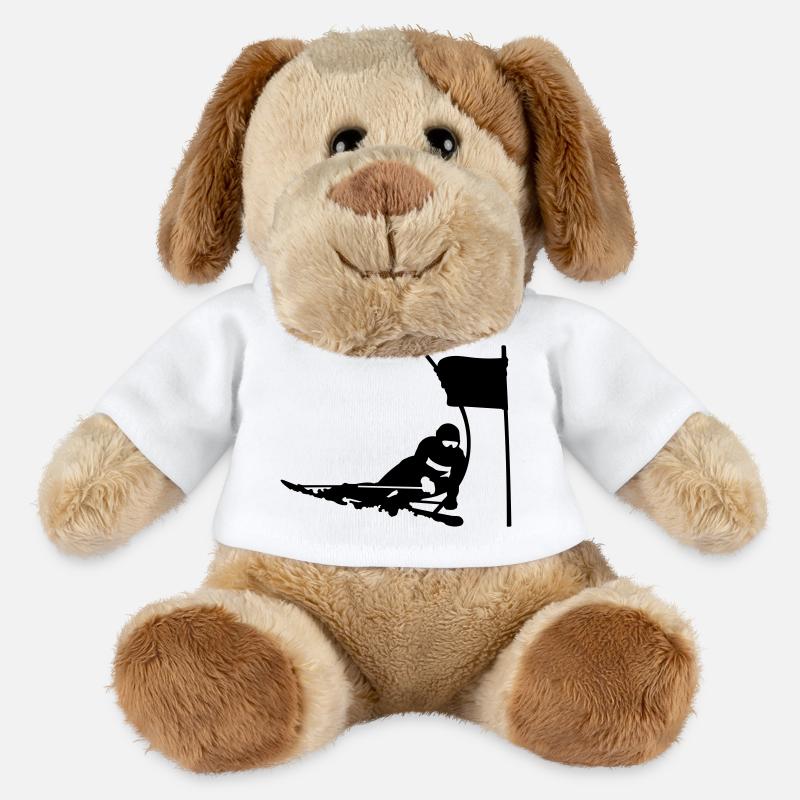Ski - MiniFeet® Hund Helge - Weiß