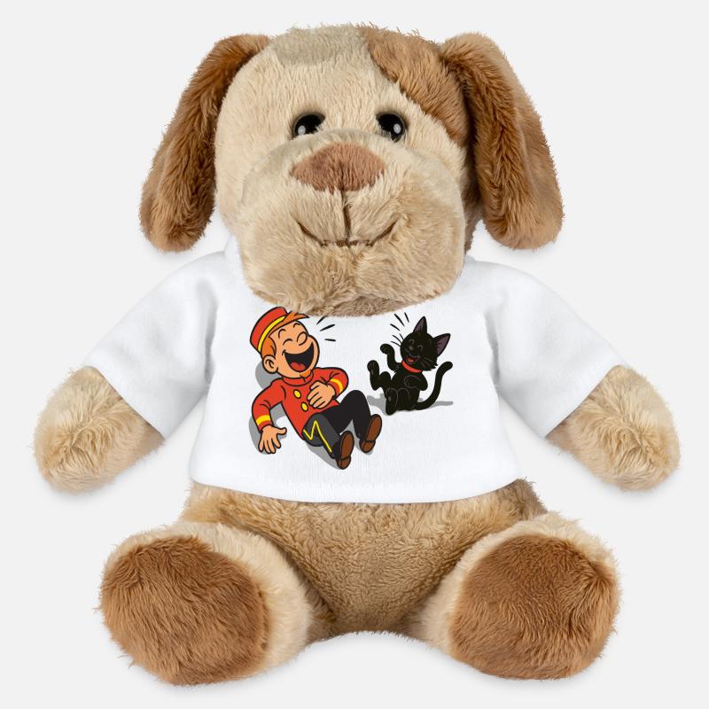 Franky & Meeko lachen - MiniFeet® Hund Helge - Weiß