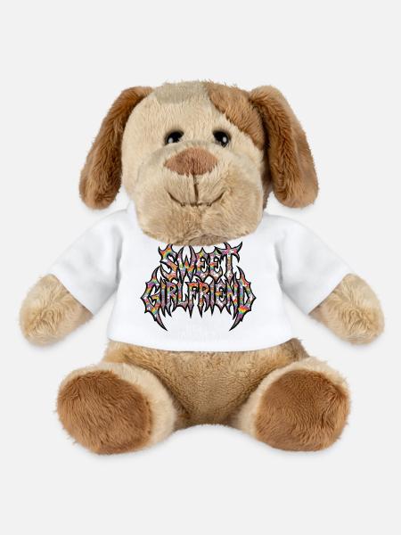 Freundin, Einhorn-Valentinstags-Paar - MiniFeet® Hund Helge - Weiß
