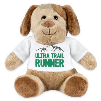 Coureur d’ultra-trail - Chien en peluche Helge MiniFeet® - blanc - Devant