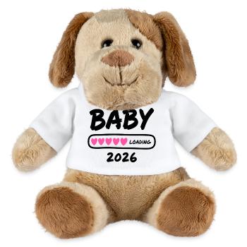 Baby Loading 2026 Parents enceintes - Chien en peluche Helge MiniFeet® - blanc - Devant