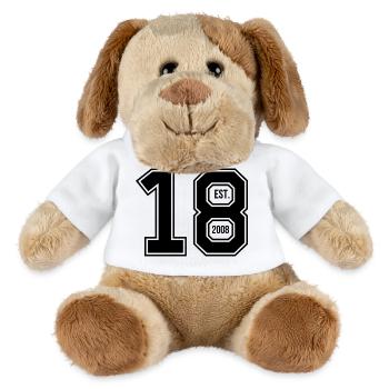 EIGHTEEN - EST. 2008 - MiniFeet® Dog Helge - white - Front
