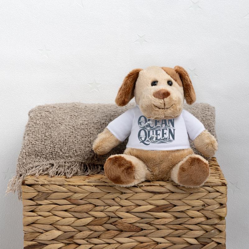 Ocean Queen - Conception typographique des vagues Chien en peluche Helge MiniFeet®