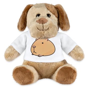 Entspannte Capybara-Cozy Vibe - MiniFeet® Hund Helge - Weiß - Vorne