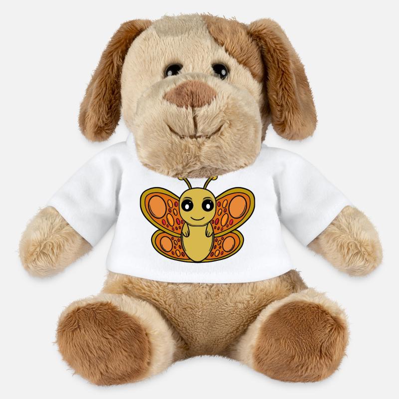 Sonnenchibi-Schmetterling - MiniFeet® Hund Helge - Weiß