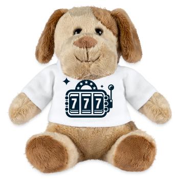 Retro Slot 777 Neon - MiniFeet® Dog Helge - white - Front