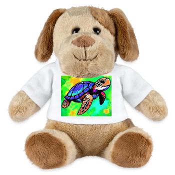 Schildkröte - MiniFeet® Hund Helge - Weiß - Vorne
