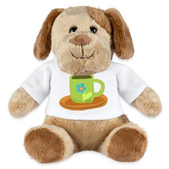 Cup Teacup Birthday Morning Grouch - MiniFeet® Dog Helge - white - Front