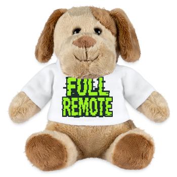 Full Remote: 100% Remote Work Expert - MiniFeet® Dog Helge - white - Front
