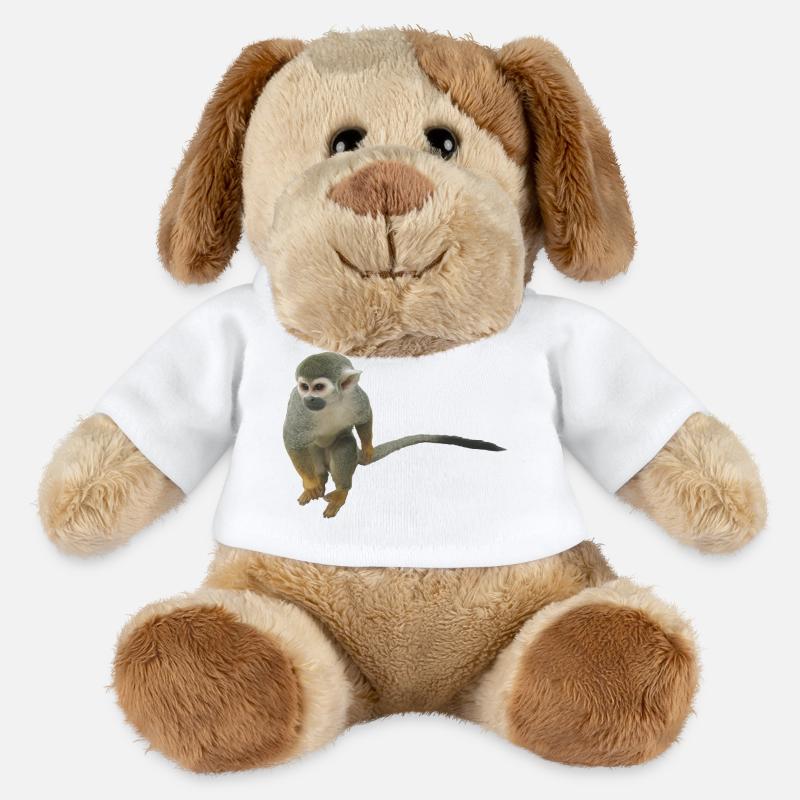 singe - Chien en peluche Helge MiniFeet® - blanc