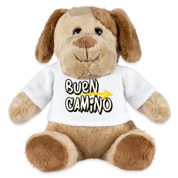 Buen Camino Jakobsweg Pilgern - MiniFeet® Hund Helge - Weiß - Vorne