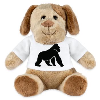 Un gorille sauvage - Chien en peluche Helge MiniFeet® - blanc - Devant