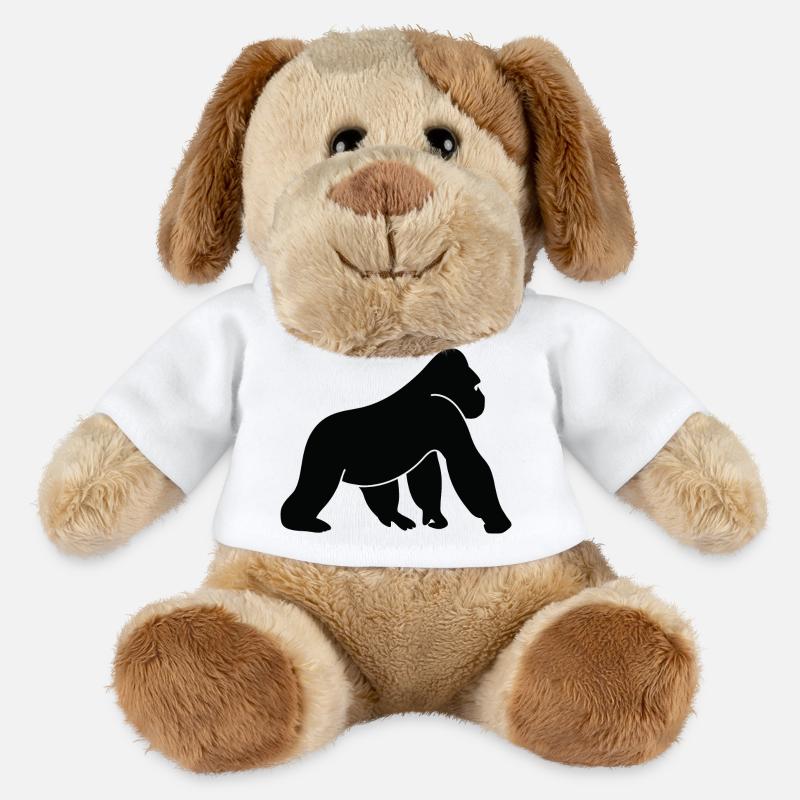 Ein wilder Gorilla - MiniFeet® Hund Helge - Weiß