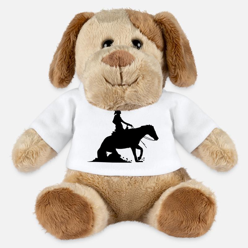 Equestrian Western Riding - Reining - MiniFeet® Dog Helge - white