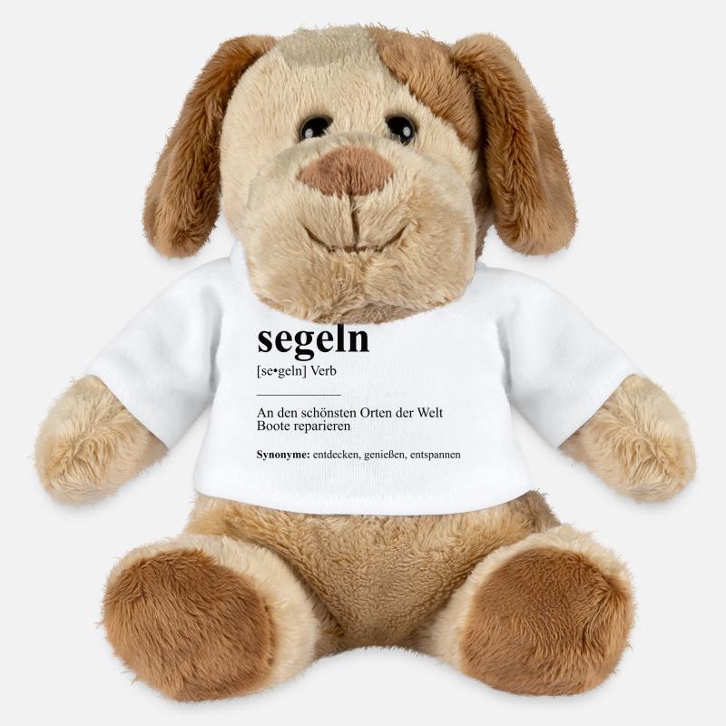 segeln Definition Tshirt Boot reparieren - MiniFeet® Hund Helge - Weiß