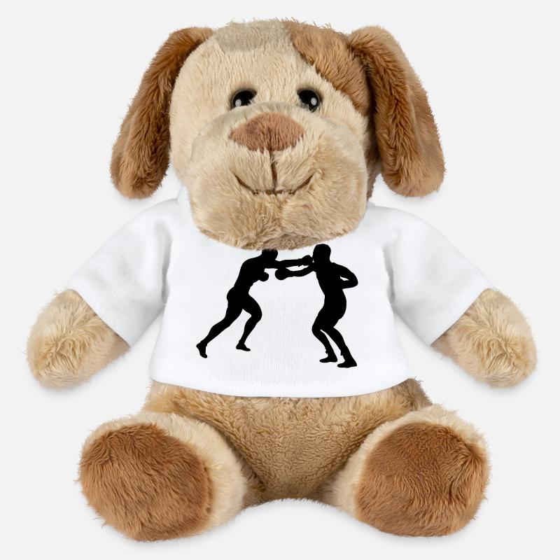 Boxkampf - MiniFeet® Hund Helge - Weiß