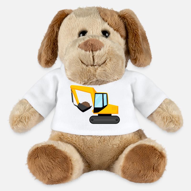 Bagger - MiniFeet® Hund Helge - Weiß