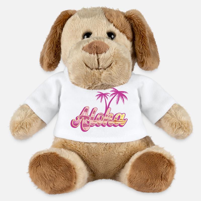 Aloha Palme - MiniFeet® Hund Helge - Weiß
