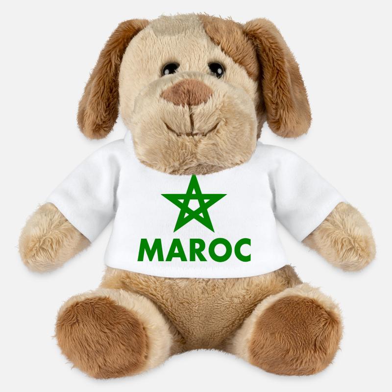 Maroc - Chien en peluche Helge MiniFeet® - blanc