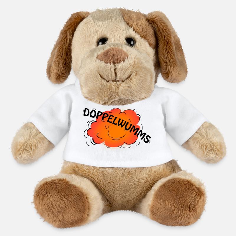 Doppelwumms - MiniFeet® Hund Helge - Weiß