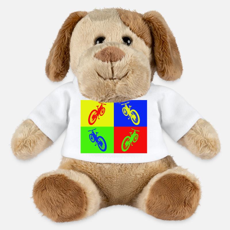 MTB Pop Art color - MiniFeet® Hund Helge - Weiß