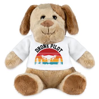 Drone Pilot - MiniFeet® Dog Helge - white - Front