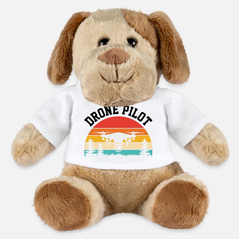 Drone Pilot - MiniFeet® Dog Helge - white