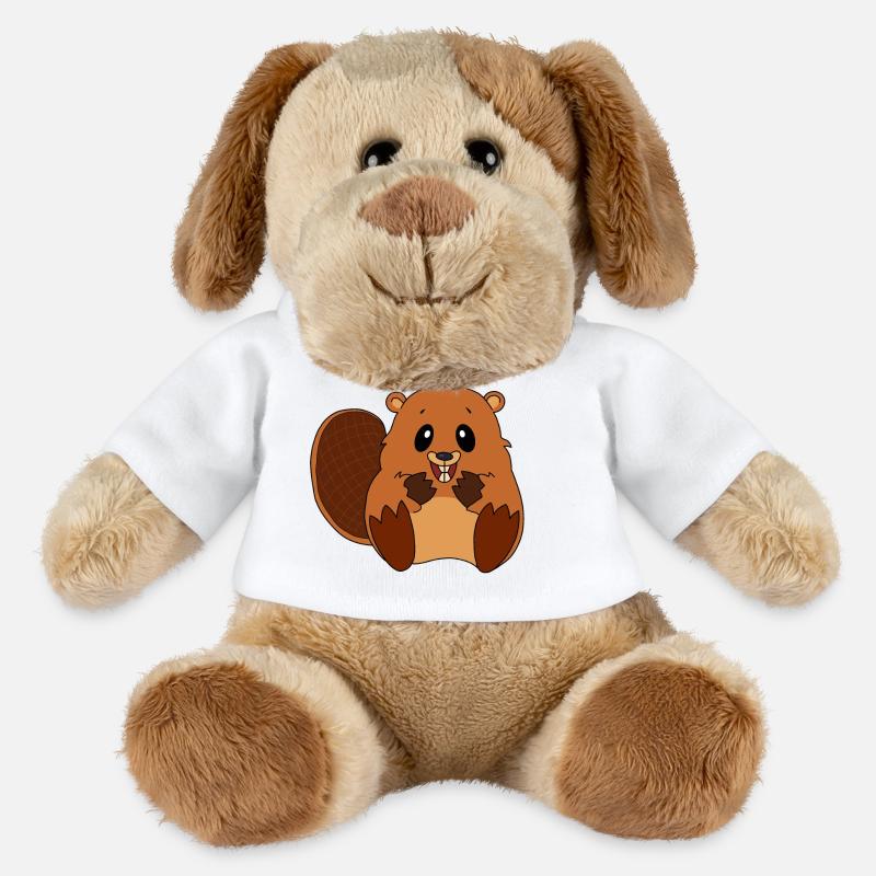 Biber - MiniFeet® Hund Helge - Weiß