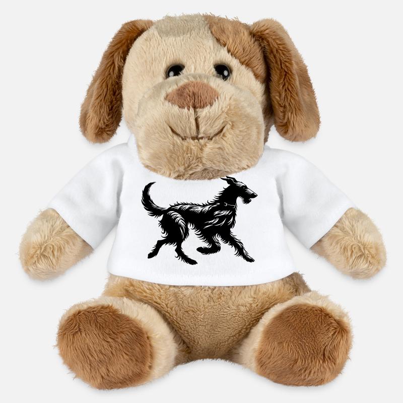 Scottish Deerhound - MiniFeet® Hund Helge - Weiß