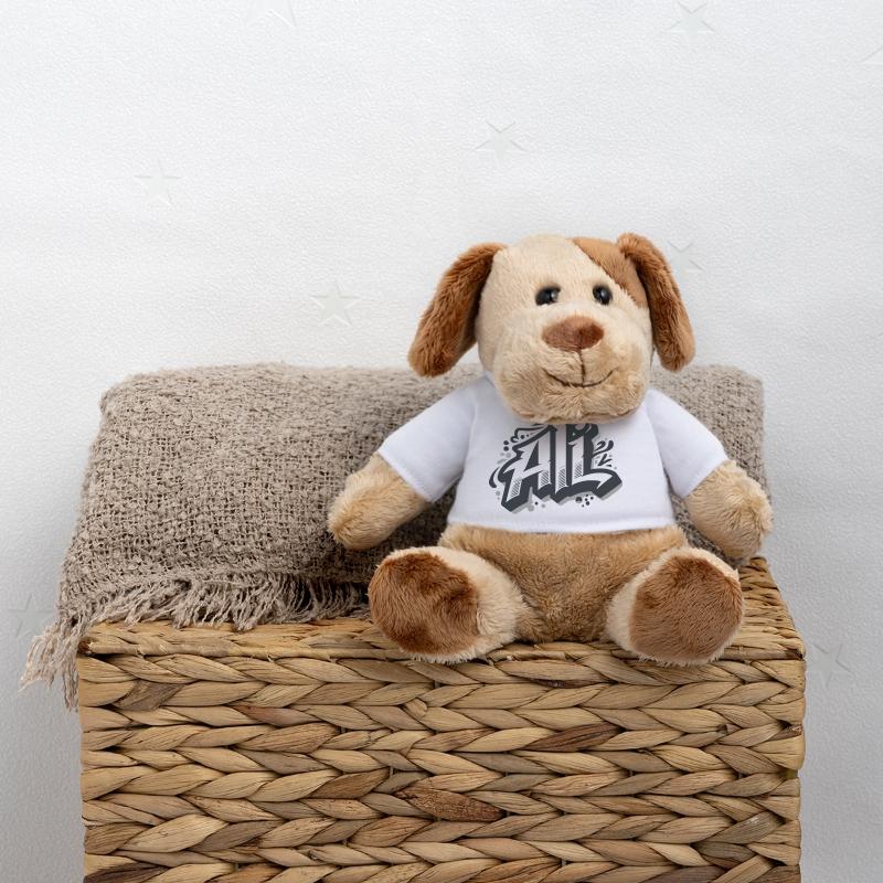 Ali Nom Prénom Graffiti Chien en peluche Helge MiniFeet®
