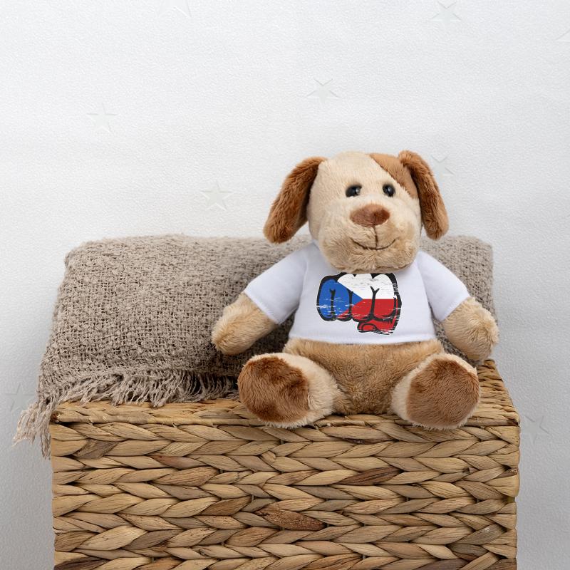 Tschechien Faust Flagge used MiniFeet® Hund Helge