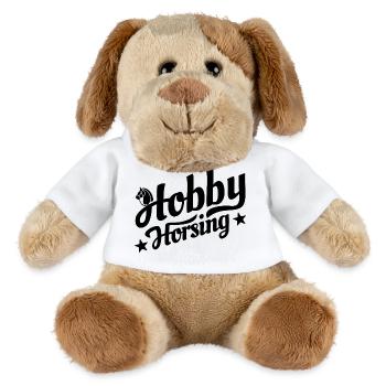 Hobby Horsing - Hobby Horse - Riding - Gift - MiniFeet® Dog Helge - white - Front