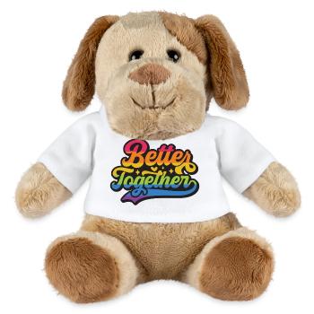 LGBT Pride Month - Better Together - MiniFeet® Dog Helge - white - Front