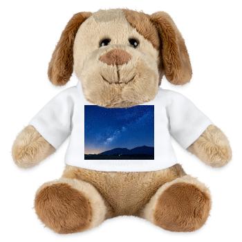 Sternenhimmel Nacht Berg - MiniFeet® Hund Helge - Weiß - Vorne