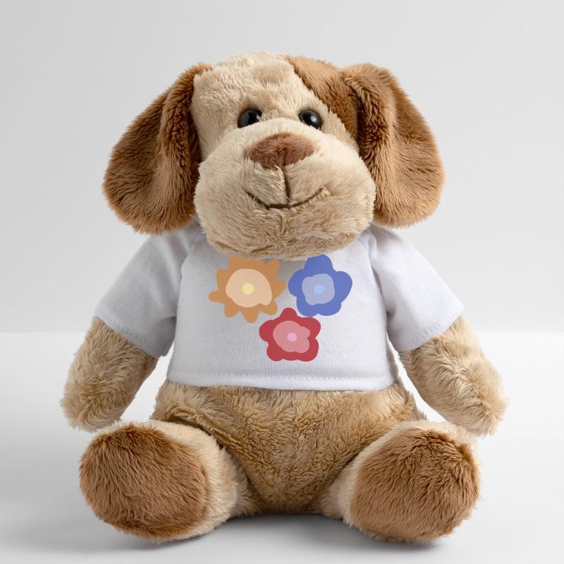 Cercles de fleurs abstraits Chien en peluche Helge MiniFeet®