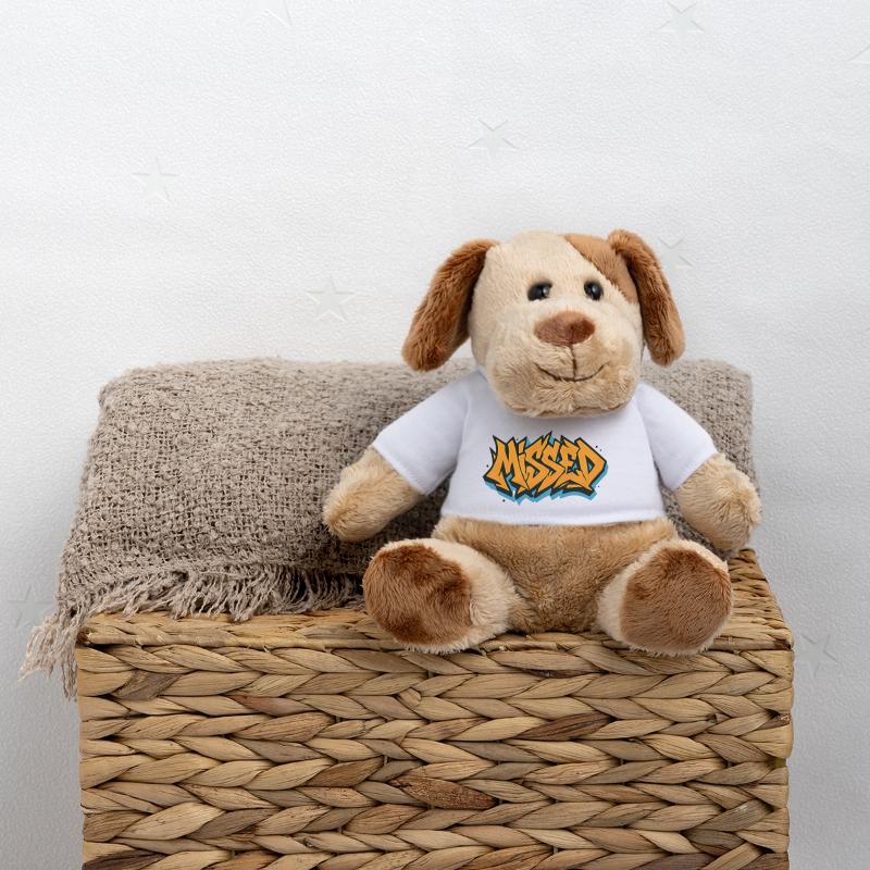 Graffiti Merch Chien en peluche Helge MiniFeet®